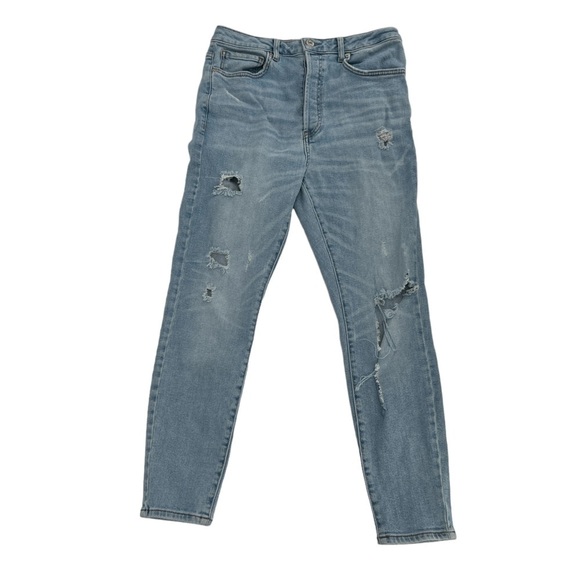 Forever 21 Button Fly Distressed Skinny Jeans Size 30 Women’s - Picture 1 of 6